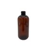 Natural Farms 8 oz Amber Boston BPA FREE Bottles -
