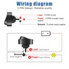 12V Blue LED Lighted Rocker Switch, LED Illuminated ON Off