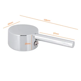 Faucet Lever Bathroom Faucet Handle Single Lever Handle Replacement Zinc Alloy Faucet Parts