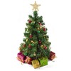 Prextex 23-Inch Mini Christmas Tree Set with LED Lights, Star
