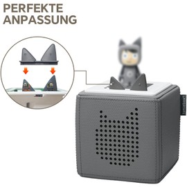 Giklux Toniebox Ears Replacement Parts Set, Replacement Ears for Toniebox Accessories Volume Control, Tonie Box Ears Replacement Parts Complete with Cable, Tonibox Repair Replacement Ears, with