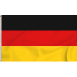 Storm&Lighthouse Germany Flag German Flag European Flags 5ft x 3ft with Eyelets Europe Flag