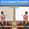 HOMiDEK Large Magnetic Backing Whiteboard: 36x48 Flexible Dry Erase Writting