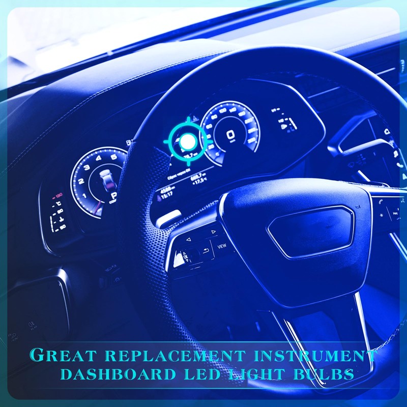 BBTO 40 Set T5 T10 LED Bulbs Dash Lights with