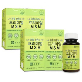 Chong Kun Dang Premium MSM 120 tablets, 4 bottles, 8 months supply/joint / 종근당 프리미엄 MSM 120정 4병 8개월분/관절