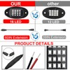 LED Rock Lights 8pcs Multicolor LED Lights Water Resistant with