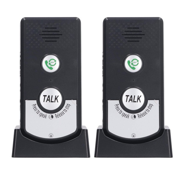 2 Way Home Voice Intercom Doorbell, Wireless Two Way Wireless Intercom Doorbells for Indoor Outdoor Interphone System HomeImprovement Security