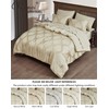 Chezmoi Collection Juliette 7-Piece Bed in a Bag Comforter Set