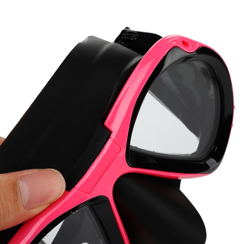 KEEP DIVING Adult Snorkeling Diving Mask Glasses Goggles Underwater Equipment(Rose