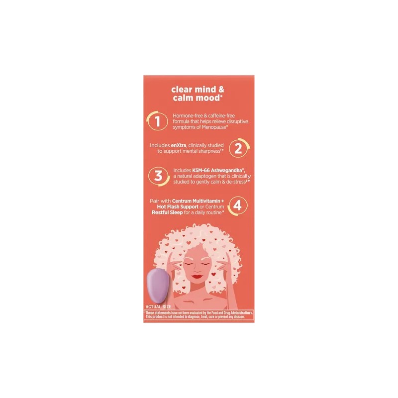 Centrum Tabletas Menopausia Clear Mind And Calm Mood