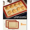 Silicone Baking Mat, 2 Pack Silicone Mats for Baking, Convenient