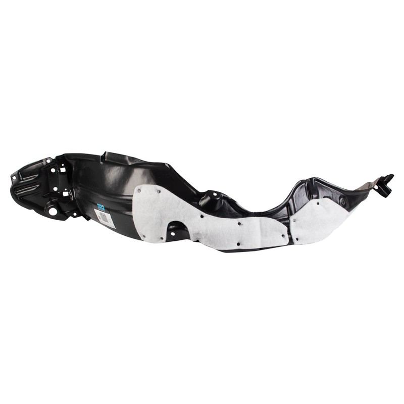 TRQ Front Left Inner Fender Liner Black Drivers Side Compatible