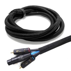 Lenfech Organizador de Cables de 2 y 4 Metros para Escritorio, Consolas, Computadora u Oficina. Protector de Cables con diseño Flexible. Cable Management. Setup Accessories (4 Metros)