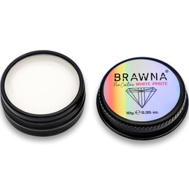BRAWNA Pasta Blanca para Mapeo de Cejas y Labios 10g | Pasta Profesional PMU para Microblading, Lip Blushing, Henna y Tinte | Pomada Pro Contour para Simetría y Diseño de Precisión | Brow Mapping