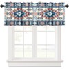 LOMADIA Aztec Valance Curtain for Kitchen, Window Treatment Southwestern Ethnic
