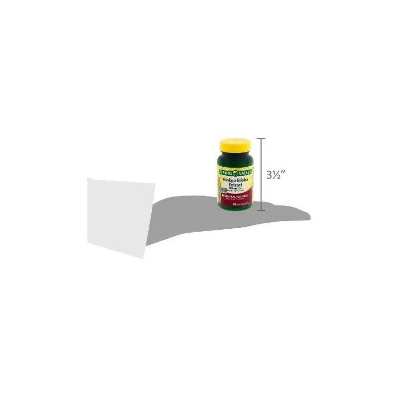 Ginkgo Biloba 120 Mg 90 Caps Ayuda Memoria Reduce Fatiga