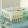 Sterilite 12-Pack Rectangular Laundry Basket, Plastic Clothes Hamper, 1.5 Bushel,