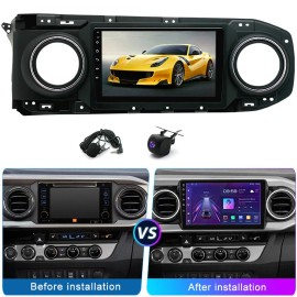 global_autoparts-mall Android 13 Apple CarPlay Car Radio Stereo GPS Navi For Toyota Tacoma 2016-2021
