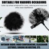 BDSHUNBF Pack of 25 Microphone Windscreen, Lavalier Microphone Wind Protection,