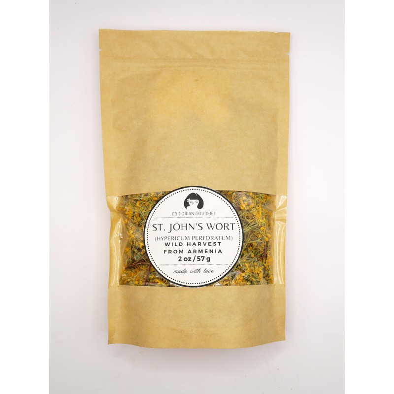 St. John's Wort (Hypericum perforatum), 2 oz (57 grams), Wild-Harvested