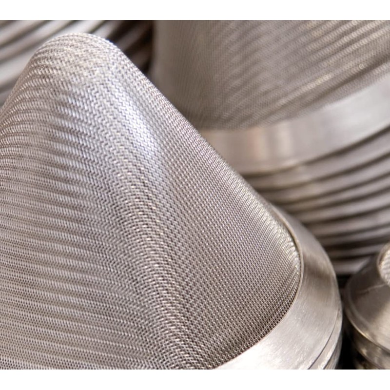 PIAZZA Stainless Steel Conical Mesh Strainer 9cm