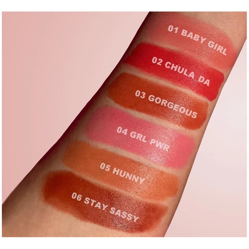 Rubor Liquido Cheeky Baby Italia Deluxe Mejillas Y Labios Tono