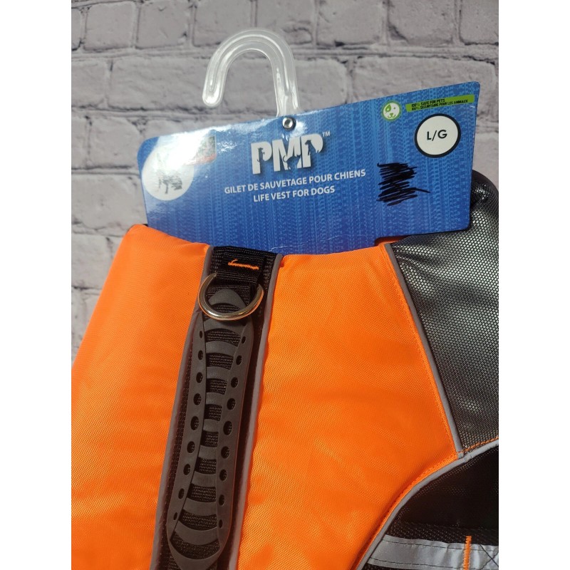 PMP Pet Dog Life Jacket Swimming Durable Safety Vest Reflective