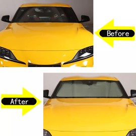 auguisy-motortrim 6x Car Window Sunshade Visors Full Set UV Block Cover Fit For Toyota Supra 19+