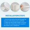 Stoma Ostomy Bath Cover Waterproof Silicone Belt Adjustable Sealed Stoma