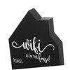 VILLFUL Guest Room Sign Wireless Password Plaque Desk Accessory Essential