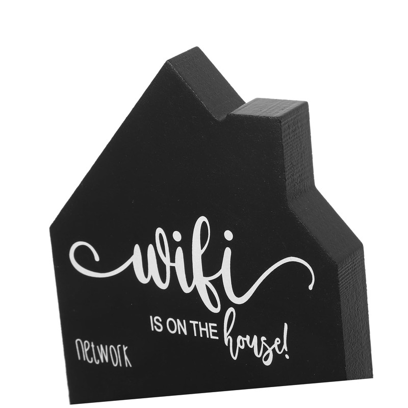 VILLFUL Guest Room Sign Wireless Password Plaque Desk Accessory Essential