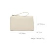 Bolsa de nailon para maquillaje, bolsa impermeable con bolsillo con
