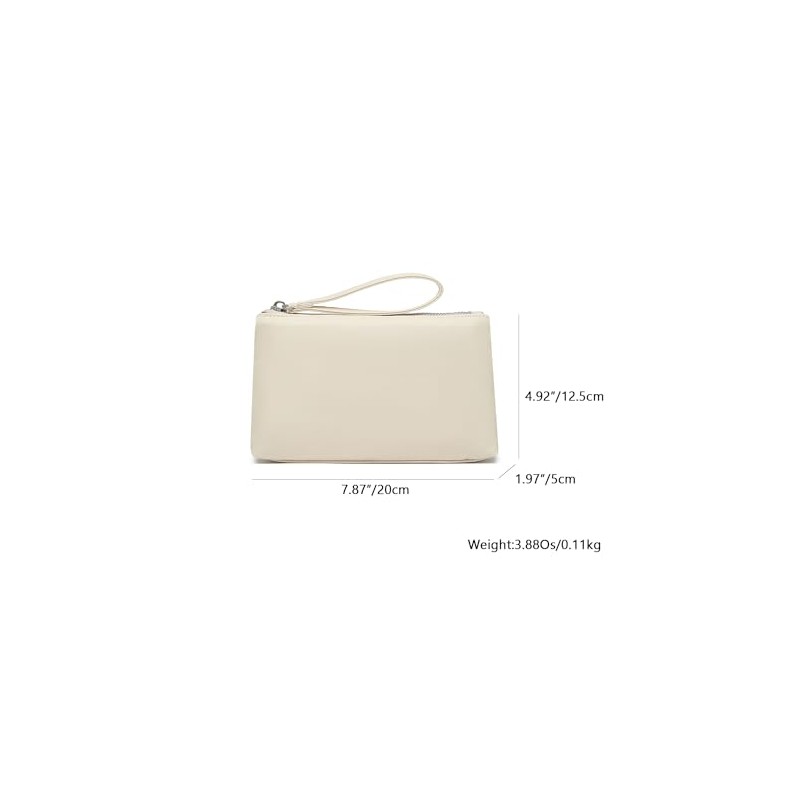 Bolsa de nailon para maquillaje, bolsa impermeable con bolsillo con