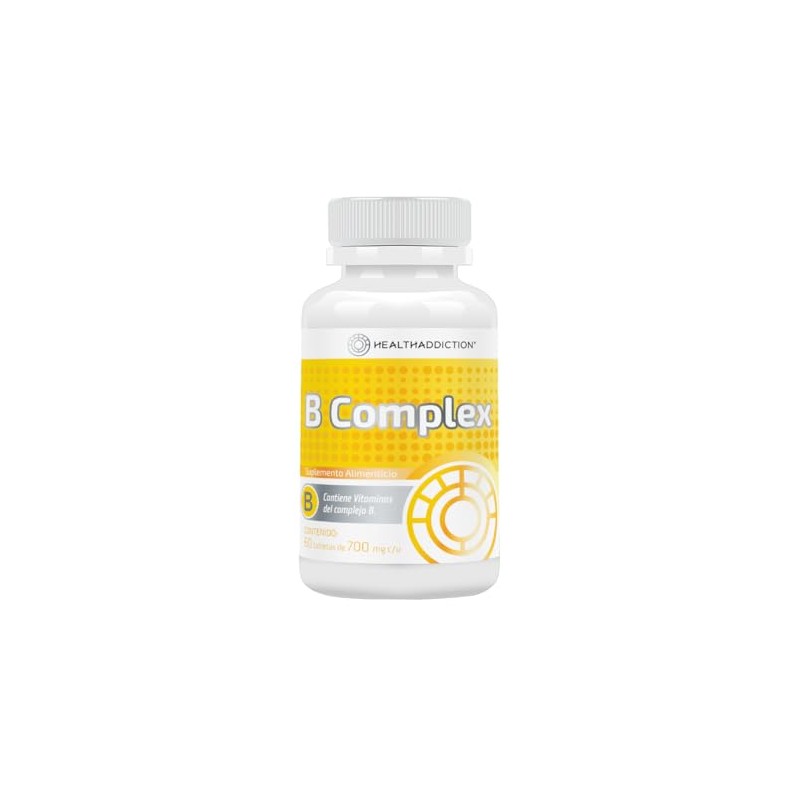 HEALTHADDICTION - Complejo B Vegano B Complex, Vitaminas B1, B2,