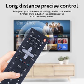 VUR12 Replacement Remote Control Applicable for Vizio LCD LED TV M420NV M370NV M320NV M421NV M320NV-CA M420NV-CA