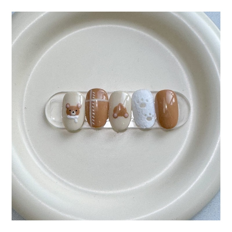 Dara Beauty January 2025 Art of the Month Bear Nail