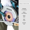 SHUZIYU 6-1/2"(165mm)-4PCD, Arbor 5/8", Polycrystalline Diamond Tipped 4 PCD Hardie