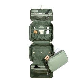 Stackers Recycled Nylon Green Hanging Washbag