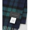 Nano Universe 668-4241202 Men's Soft Cashmere Blend Check Scarf, 060