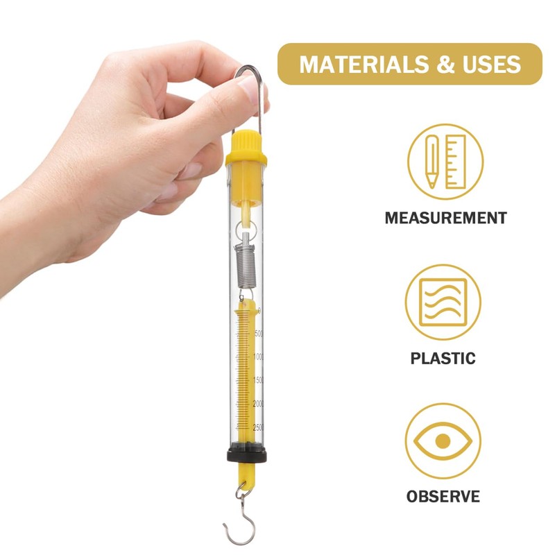 ULTECHNOVO School Newton Metre 2.5kg Round Spring Scale Newton Meter
