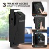 HOLEWOR Gun Safe, Biometric Gun Safe for Handgun Drop Down
