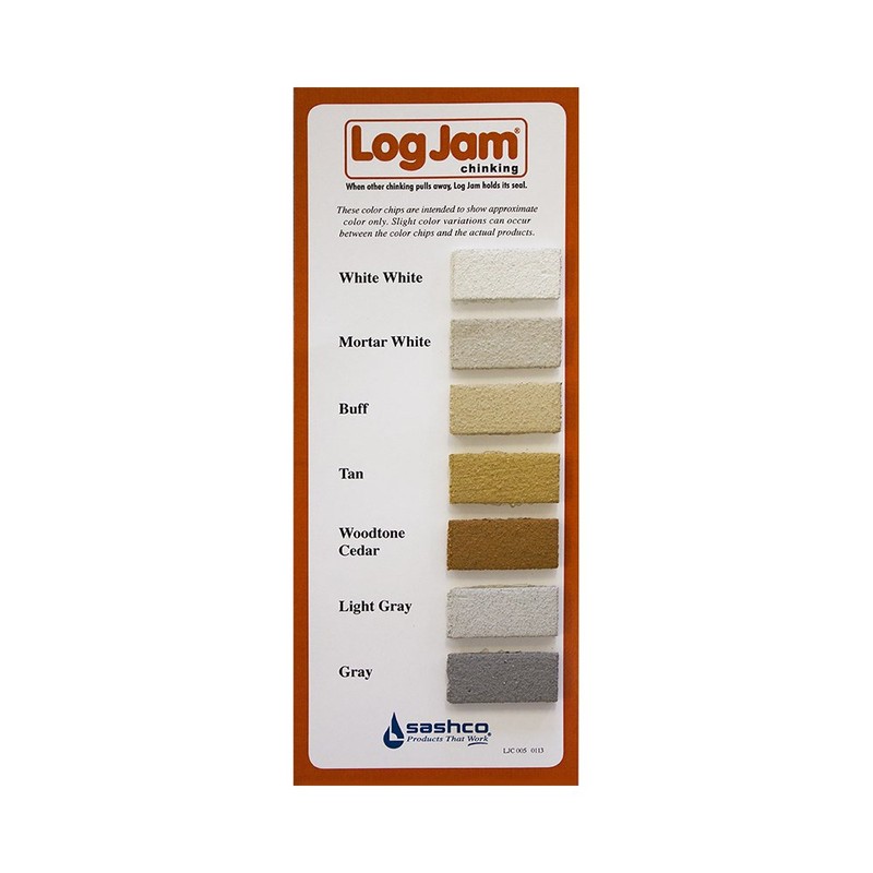 Sashco Log Jam Acrylic Latex Chinking Caulk, 29 oz Cartridge,