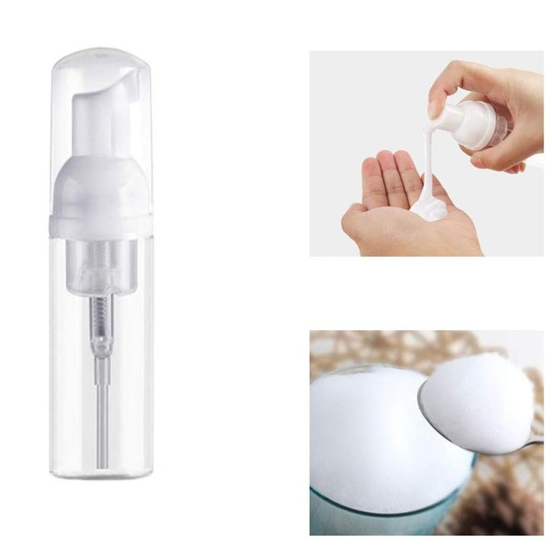 KEAIYYJ- Small Foam Pump Bottle Travel Size Mousse Mini Foaming
