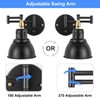 TRLIFE Wall Sconces Plug in, Remote Control Dimmable Wall Sconce
