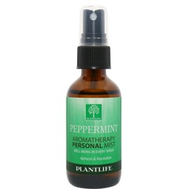 Plantlife Peppermint Mist Face and Body Spray - Straight From The Plant 100% Pure Therapeutic Grade - Take with You Everywhere - Made in California 2 oz