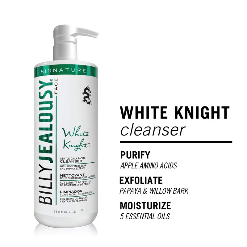 Billy Jealousy White Knight Gentle Daily Facial Cleanser, 8 fl.