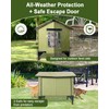 Large Outdoor Cat House Weatherproof, Outside Waterproof Cat House for