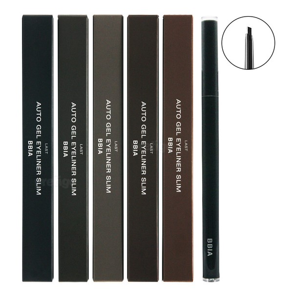 Bbia Last Auto Gel Eyeliner Slim 0.1gx2, s5 Soul Brown