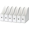 Simple Houseware 6-Pack Magazine File Holder Box, Foldable Cardboard Organizer,
