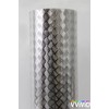 VViViD Industrial Utility Diamond Plate Metallic Chrome Finish Vinyl Wrap